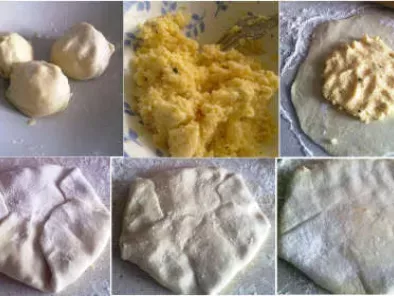 Receta Hachapuri - tortas de georgia rellenas de queso