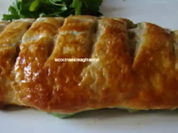 Receta Solomillo en hojaldre con mostaza verde e idiazábal