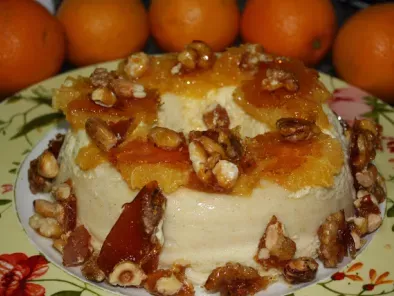 Receta Pan de calatrava con naranjas y frutos secos caramelizados (al microondas)
