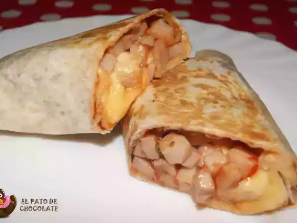 Receta Flautas de pavo y queso