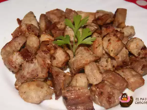 Receta Carne de cochino frita