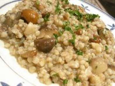 Receta Zuppa di grano saraceno con funghi (sopa de trigo saraceno con setas)