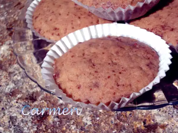 Receta Magdalenas de nesquik
