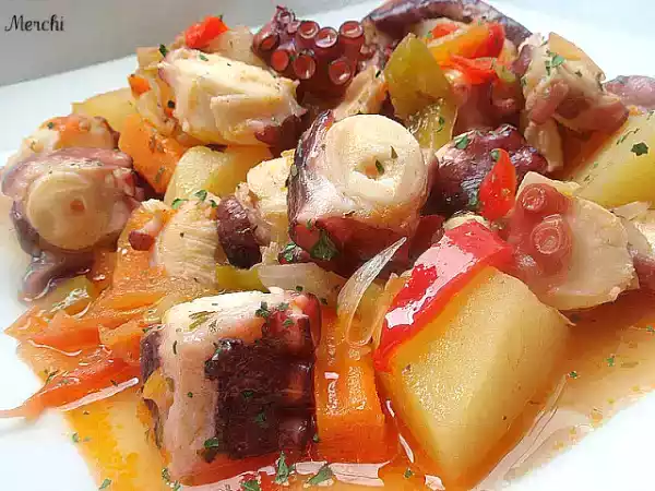 Receta Pulpo guisado a la gallega