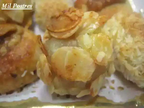 Receta Un poco de tradición. mis panellets: almendra, coco y nuez