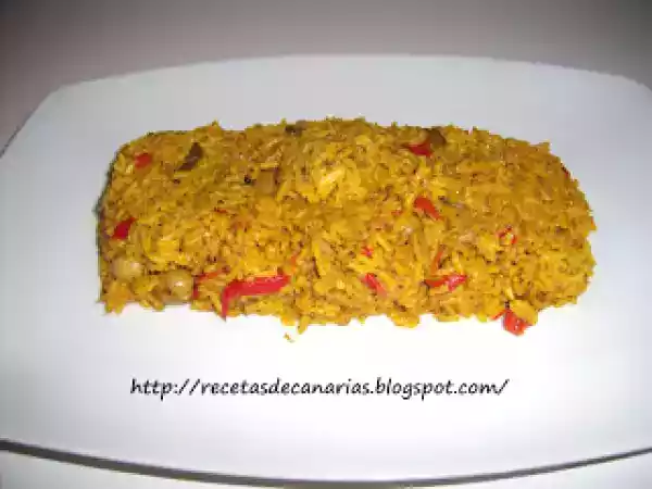 Receta Arroz amarillo