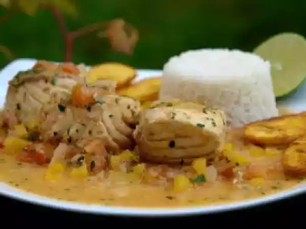 Receta Pescado encocado - ecuatoriana