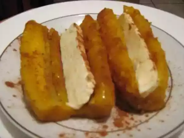 Receta Plátanos maduros caldenses