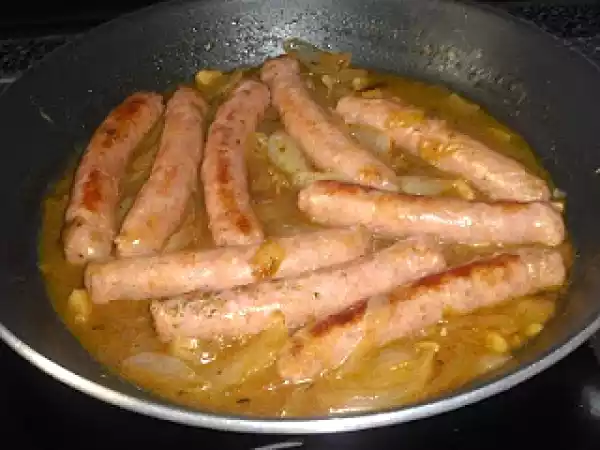 Receta Salchichas sabrosas