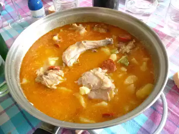 Receta Patatas con conejo