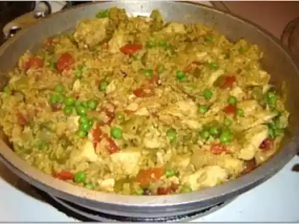 Receta Arroz con pollo