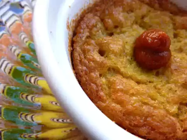Receta Karentita, o pan de harina de garbanzos argelino.