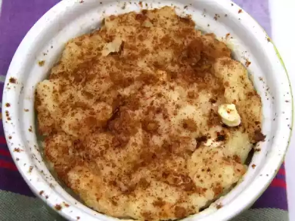 Receta Pudding de pan instantáneo