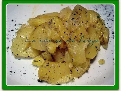 Receta Patatas aromáticas al microondas