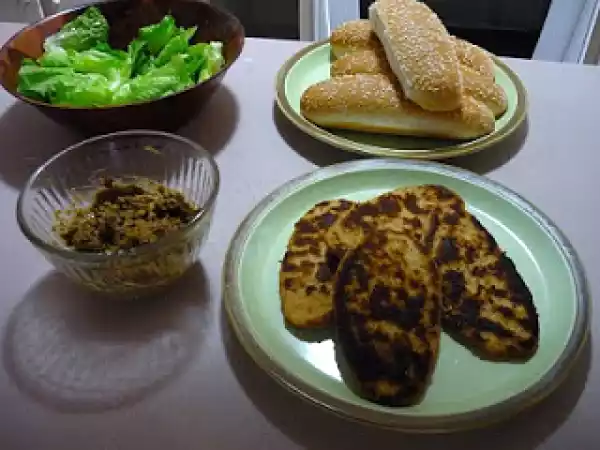 Receta Sandwich con crema de lentejas