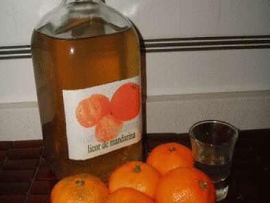 Receta Licor de mandarina