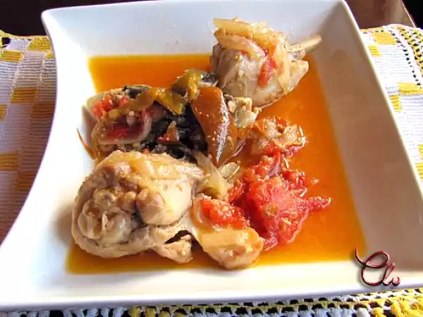 Receta Pollo al chilindrón (receta mejorada)