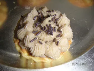 Receta Tartaletas con crema de castañas