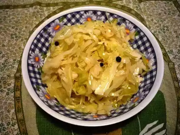 Receta Chucrut express