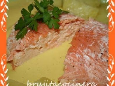 Receta Mousse de salmón con salsa de mango