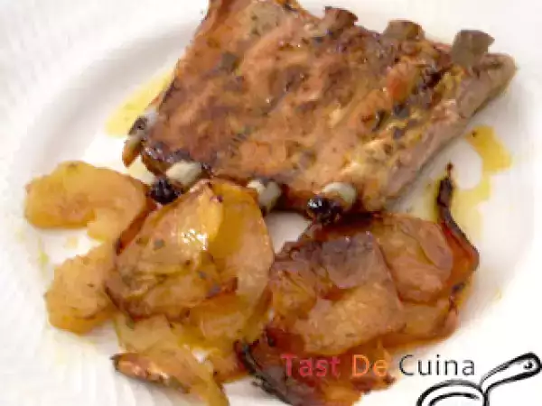 Receta Costellam de porc al forn
