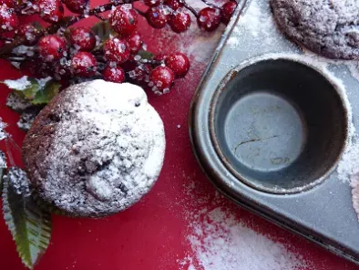 Receta Muffins de chocolate y cerezas