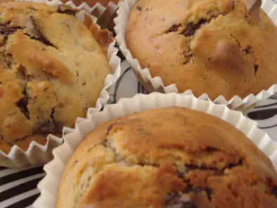 Receta Muffins de chocolate y nuez