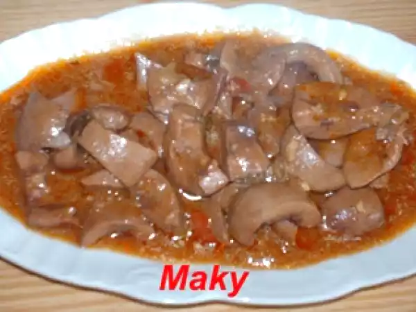 Receta Riñones a la española