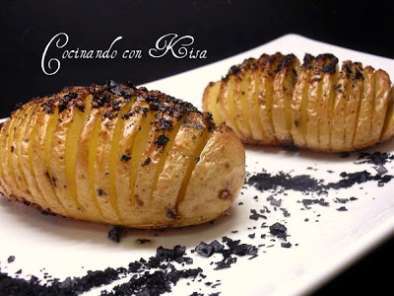 Receta Patatas hasselback(horno tradicional)