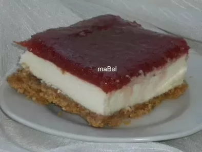 Receta Tarta de queso y membrillo - icebox cheesecake