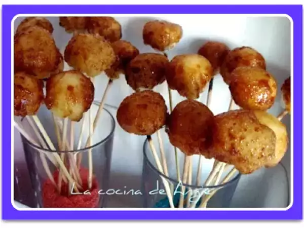 Receta Chupa-chups de foie