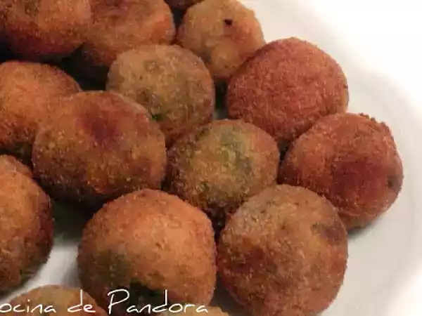 Receta Bolitas de espinacas y gambas