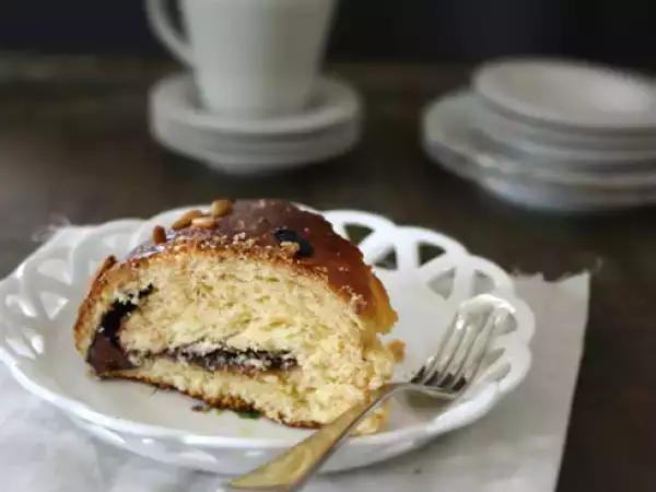 Receta Comenzando el año {rosca de reyes con nutella}