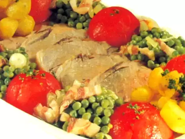 Receta Gigot a la richelieu