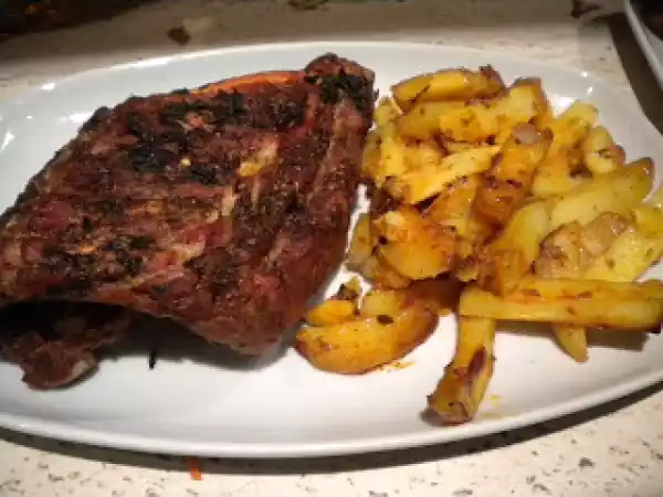 Receta Costillas de cerdo al horno con patatas