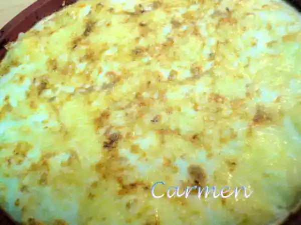 Receta Pastel de patatas y atun