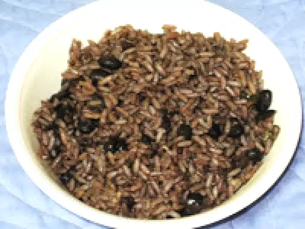 Receta Arroz con caraotas