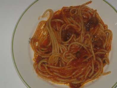 Receta Espaguetis con setas