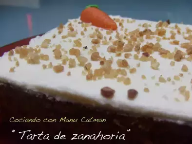 Receta Tarta de zanahoria- carrot cake