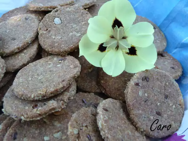 Receta Mini galletas integrales con semillas