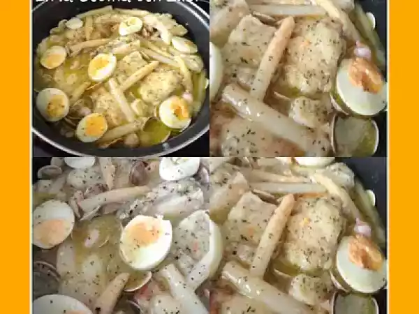 Receta Rape en salsa verde