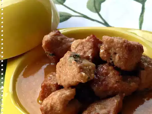 Receta Taquitos de cerdo con miel y cebolla