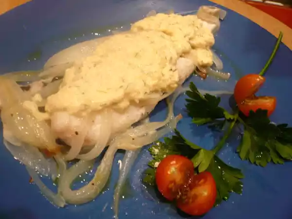 Receta Pescadilla con salsa de huevo y limón