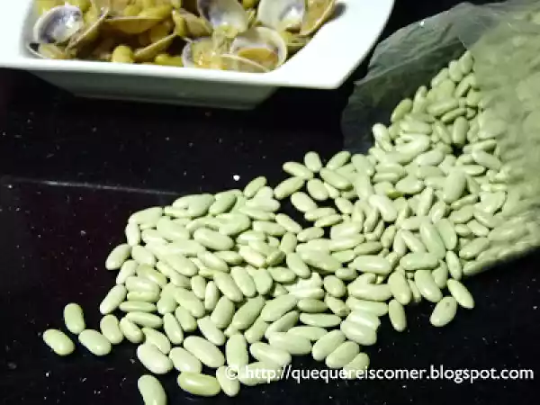 Receta Verdinas con almejas