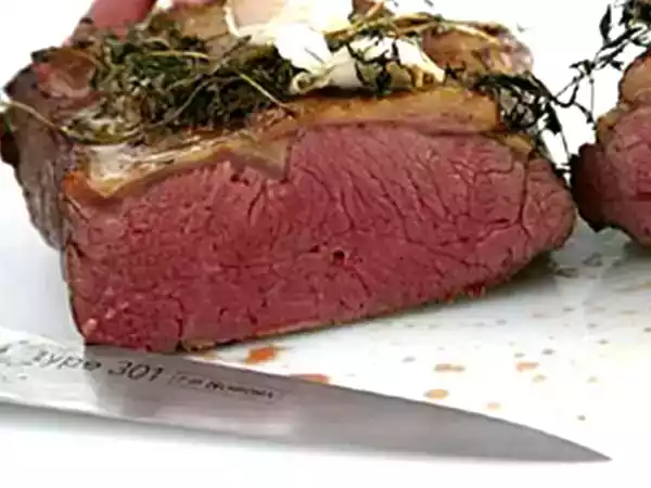 Receta Rosbif a la sal
