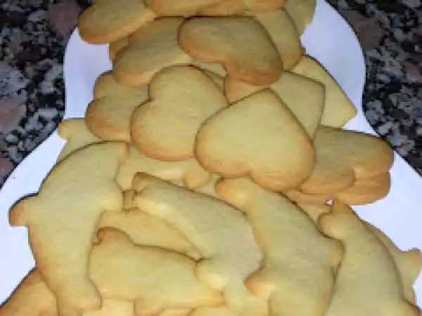 Receta Galletas de mantequilla