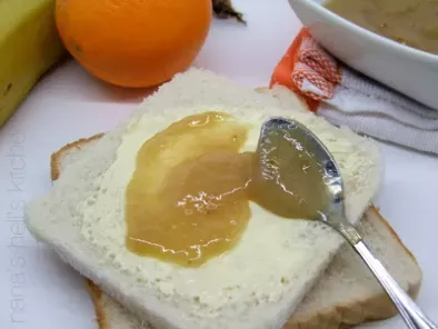 Receta Mermelada de plátano y naranja