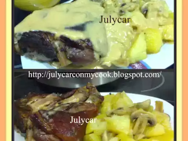 Receta Codillo salmuerizado con patatas olla gm d