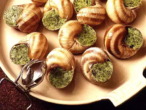 Receta Caracoles a la borgoñona