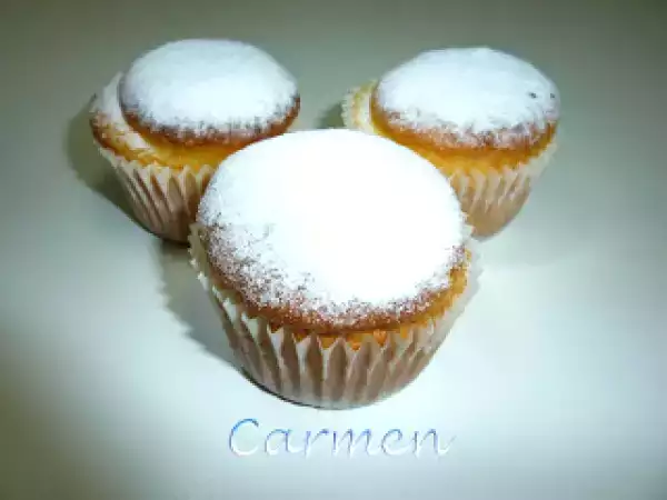 Receta Magdalenas de natillas
